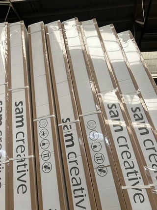 2x Projectiescherm HD Handbediend 263×148 16:9 119″ Sam Creative, PSHM